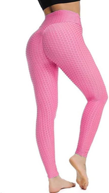 Делови од мода quакард меур дами со висока половината јога панталони за контрола на стомакот за легирање на хеланки фитнес колк кревање