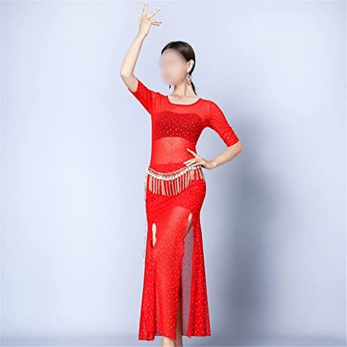 DXMRWJ жени Ориентален класичен танц фустан за белиданс костим проucирен костум за изведба на танцување