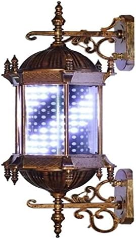 HSHA 27 LED Барбер Пол светло со далечински управувач ротирачки осветлувачки ленти фризер салон продавница знак wallидна ламба, бербер
