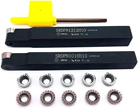 Крајни мелници SRDPN1010H10 SRDPN1212H10 SRDPN1616H10 држач за алатки за вртење здодевна лента CNC Надворешен држач за алатки