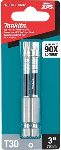 Makita E-01270 IMPACT XPS ™ T25 TORX 3 BIT, 15/PK