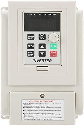 ВОЛФРОНТ 4.4 kW VFD Диск Инвертер 220V AC Еднофазен Променлива Фреквенција Диск Инвертер Walfront VFD Брзина Контролер Инвертер за 3-Фаза