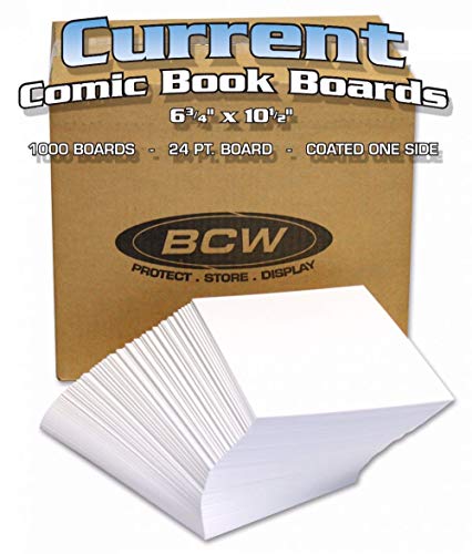 BCW 1-BBCUR-BULK најголемиот дел од тековните табли за поддршка на стрипови