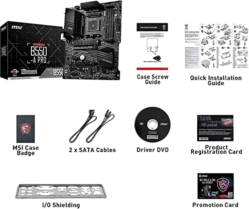 ВНАТРЕШЕН Премиер 1tb TLC NVMe M. 2 2280 NVMe SSD+Микро Центар AMD Ryzen 5 5600X Десктоп Процесор 6-Јадро Отклучен Пакет СО MSI B550-ПРО