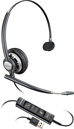 Plantronics HW725 EncorePro Wired Helide - вклучена DA80, црна