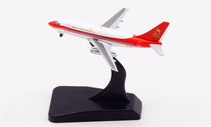 JC Wings Dragonair за Boeing B737-200 VR-HKP 1/400 Diecast Aircraft претходно изграден модел