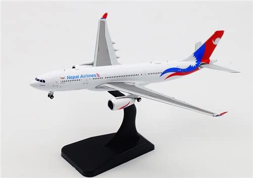 JC Wings Nepal Airlines A330-200 W/Антена 9N-Али 1/400 диекаст Авион претходно изграден модел