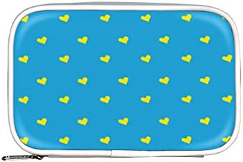 Littel Love Heart Heart Capitil Mencil Case Clatudy Protectable Пространа пространа широко отворена шминка Пенка торбичка за торбичка