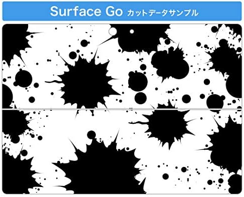 Декларална покривка на igsticker за Microsoft Surface Go/Go 2 Ултра тенки заштитнички налепници на телото 002536 Црна едноставна