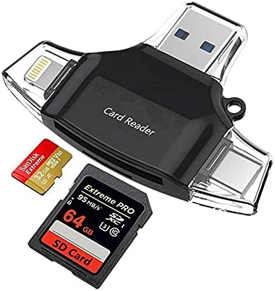 Boxwave Smart Gadget Компатибилен Со Alienware x15 Игри-AllReader Sd Читач На Картички, Microsd Читач НА Картички SD Компактен USB ЗА Alienware