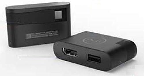 Оригинална замена Dell DA20U мулти-порта во кутија USB Type-C до HDMI/USB тип-А адаптер за XPS системи.