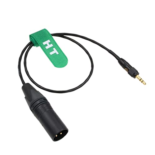 Заклучување на аудио кабел Хангтон 3,5 мм XLR 3 пин за Sennheiser EK500 Sony UWP D21 приемник на Sony FX9 Camera Sound уреди миксер