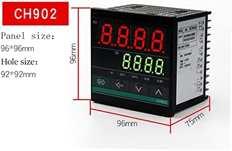 NYCR двоен излез SSR и реле CH102 CH402 CH702 CH902 Две реле излез LCD дигитален PID интелигентен контролер на температура48-240V AC