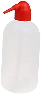 Х - DREE 500ml Капацитет Пластични Мерење Стискаш Масло Вода Шише За Издавање Јасно Бело (botella de dispensacion de agua plastica de compressién de plastico con capacidad de 500 ml, BLANC-O claro