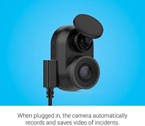 Гармин Цртичка Камери Мини, Автомобил Клуч-Големина Цртичка Камери, 140-Степен Широкоаголен Објектив, Доловува 1080p HD Снимки, Многу Компактен Со Автоматско Откривање