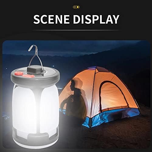 Gkmjki на отворено осветлување LED Hung Inteach Inteact Solar USB -полнење на шатори за кампување светла за риболов патни фенери