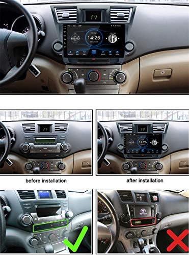 За 2008-2012 Тојота Хајлендер Радио, Андроид 10.1 Автомобил Стерео ГПС Навигација BLUETOOTH USB Плеер 2G RAM 32G Rom Mirrlink