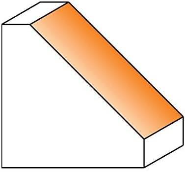 CMT 836.190.11 Chamfer Bit, 1/4-инчен Шанк, дијаметар од 7/8-инчи, карбид