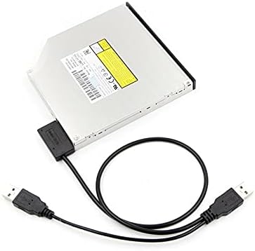 Конектори лесен погонски линиски тетратка оптичка погонска линија SATA до USB адаптер кабел 6+7P SATA до USB2.0 кутија за пренесување на