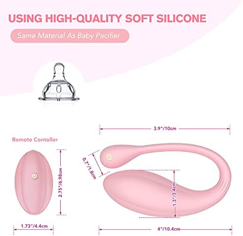 Al'Ofa Remote G Spot Vibrator, стимулатор за полнење на клитори со 10 интензивни вибрации за жени вибратор, водоотпорен клиторен женски