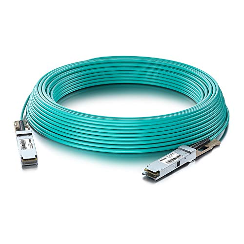 100G QSFP28 Активен оптички кабел-100GBase QSFP28 до QSFP28 OM3 AOC кабел за Mellanox MFA1A00-C015, 15-метар