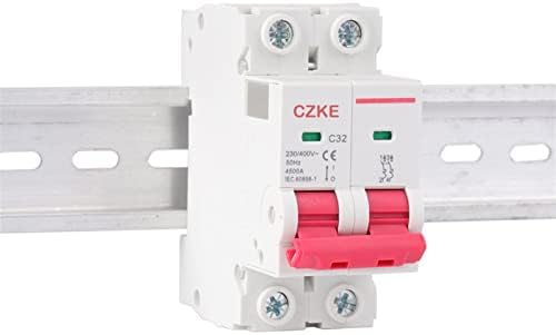 Scruby 1p/2p/3p Минијатурен прекинувач MCB DIN Rail Mount Caping Caping 6A/10A/16A/20A/25A/32A/40A/50A/63A