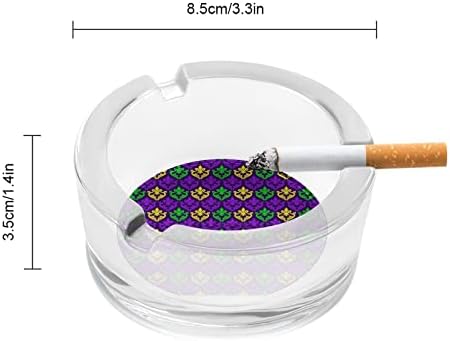 Марди Грас образец цигара стакло од пепелници за пушење, држач за пушење, фиока за дома хотелска маса Топ декорација