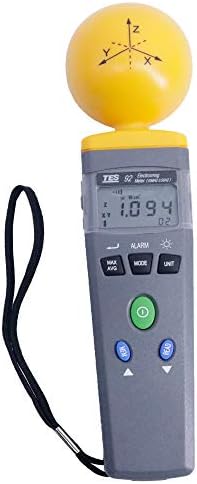 Грегар TES-92 EMF Meter Triaxial Data Logger Електромагнетниот детектор на зрачење TES92