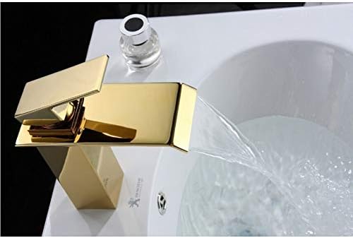 Басен тапа вода од чешма за бања тапа со цврст месинг хром златен чешма со единечна рачка вода мијалник за мијалник од мијалник за мијалник