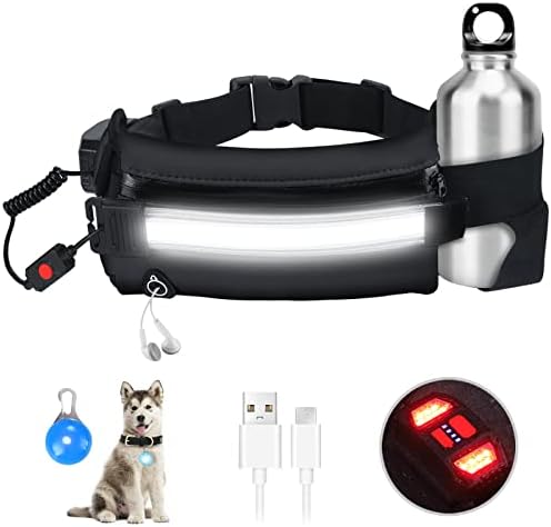 Водење светла за тркачи, USB LED за полнење LED светла за мажи, 1000 лумени ноќни тркачи безбедносни светла, светло за одење за ноќно одење со бесплатна светлина за кучиња ?