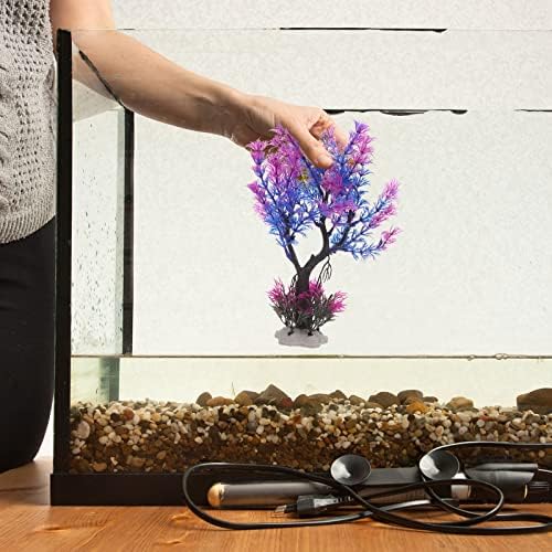 PopetPop Office Decor Decorts Turtle Tank Accessory Turtle Taker Tank Accessors Risk Tank Plant Decor Aquarium лажен растение риба