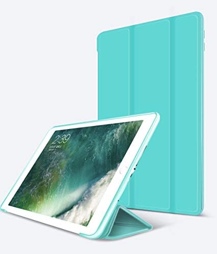 iPad 9,7 инчи 2018 2017 Case/iPad Air Case/iPad Air 2 Case/iPad Air 3 Case, Ultra Slim Lightweight Stand заштитна обвивка за куќиште со TPU мек силиконски штанд за Apple iPad Air/iPad Air2/Air 3