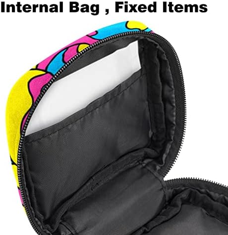 Торба за складирање на санитарна салфетка, торба за менструален период за тинејџери, досада на подлога за доење на подлогата Преносна