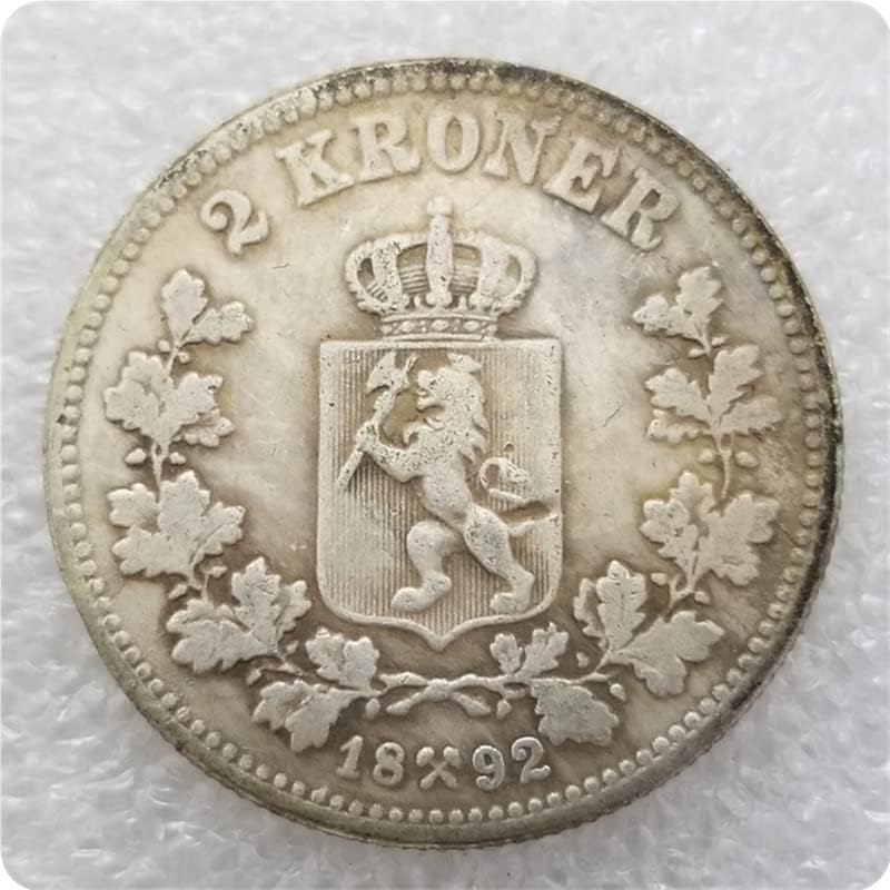 Норвешка 1878.1885,1888,1890,1892,1894,1902 Норвешка 2 Крон монета
