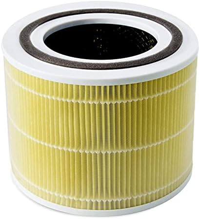 Замена на прочистувачот на воздухот LEVOIT LV-H128, 3-во-1 пред-филтер, сет од 2 парчиња, LV-H128-RF, 1 пакет и јадро 300 филтер за замена