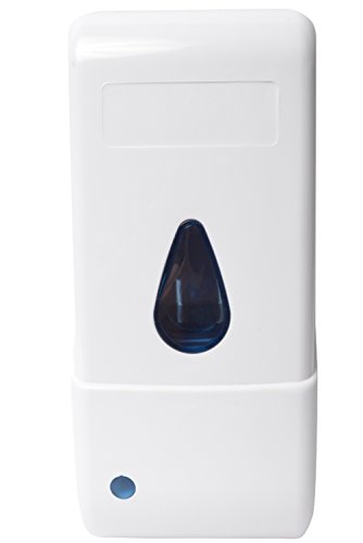 Janico 2020 безжичен автоматски диспендер за лосион за сапуни за рака, резервоар од 800 ml, монтиран wallид, бело