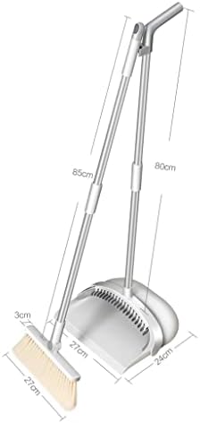Dingzz метла и прашина поставена метла за метла и комбинација за чистење на комбинација и чистење на прашина за чистење