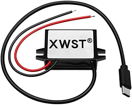 XWST DC до DC 12V 24V до 5V 3A 15W 15WATT со конвертор на адаптер за напојување со USB-излез на типот-C