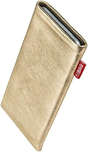 Fitbag Groove Gold Gold Custom прилагодена ракав за ZTE Nubia Red Magic 8 Pro | Направено во Германија | Фино покритие на торбичката