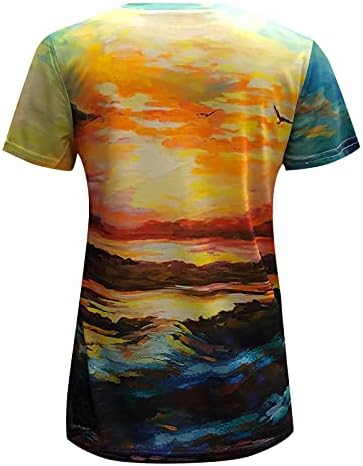 Adpan Top Tees за жени кои се каузални каузални маички женски маички лабави вклопуваат женски маици со долг ракав