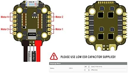 Skystars 20x20mm F405 Mini HD2 контролер на летање и 35A 3-6S ESC Stack со барометар за Betaflight и Inav FPV Racing