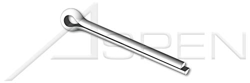 M6.3 x 45mm, DIN 94 / ISO 1234, метрички, стандардни пинови за cotter, не'рѓосувачки челик А2