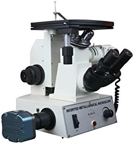 Радикална 40-600X превртена металуршка металографија на материјал за материјали одразен лесен микроскоп со камера од 1.3Mega Pixel
