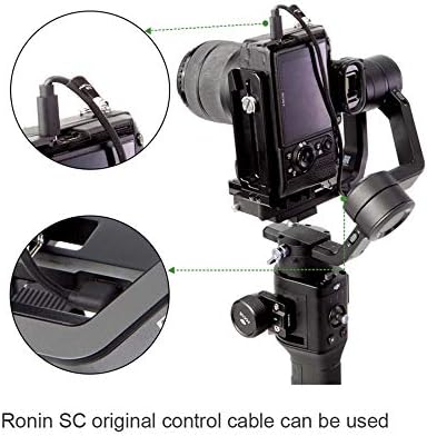 Lanparte ronin sc l bracket монтирање на вертикална плоча за снимање за dslr камера dji gimbal