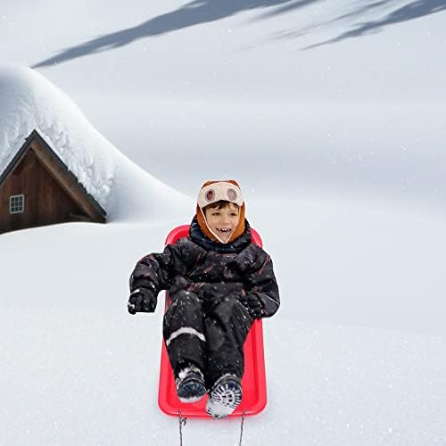 Зимска скијачка табла на Wjccy Задебелен абење на сноуборд, возрасни возрасни санки со абење со абење отпорни на песок, сноуборд