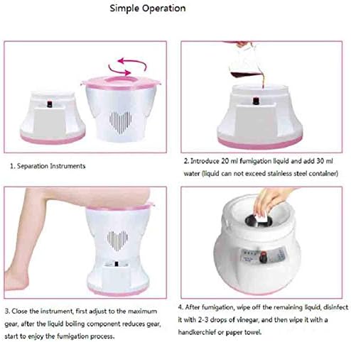 Фумиски инструмент за седење гинеколошки андролошки инструмент Репродуктивно седиште за пареа, за здрав зрак на колкот на жените
