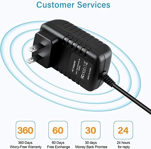 Снабдување со електрична енергија Guy-Tech Charger компатибилен со Sony ICF-SW7600GR мулти-бенд радио AC адаптер
