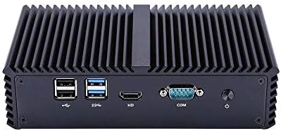 Inuomicro Firewall Кутија G4200L со 8Gb Ddr3 Ram меморија 32Gb Ssd, 4 Nics Fanless Linux Мини Компјутер, Core I5-4200U, Dual Core