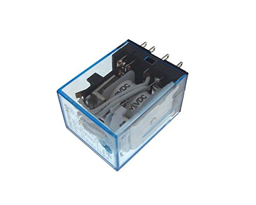 24VDC Coil HH54P Енергетски реле W/ Socket LED индикатор DIN Rail Mounting