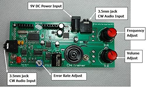 Anncus 2in1: CW Trainer & Decoder * Партнерот за обука на код за код * Фреквенција на мелодија за преведувачи на клуч: 600Hz- 1200Hz